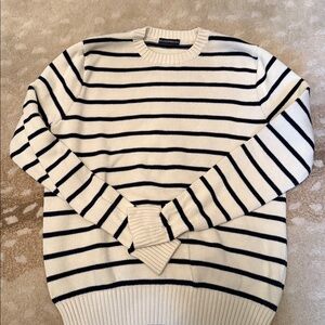 Striped Black and White Sweater
